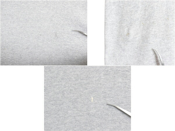 90s チャンピオン カレッジ プリント 半袖 Tシャツ メンズ XL / オールド ヘビーウェイト 目付き 大きいサイズ カットソー シンプル 杢 灰