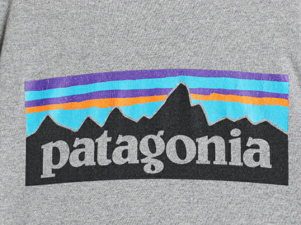 パタゴニア 両面 プリント 半袖 Tシャツ メンズ XS 18年製 アウトドア P6 バックプリント ボックスロゴ クルーネック カットソー シンプル
