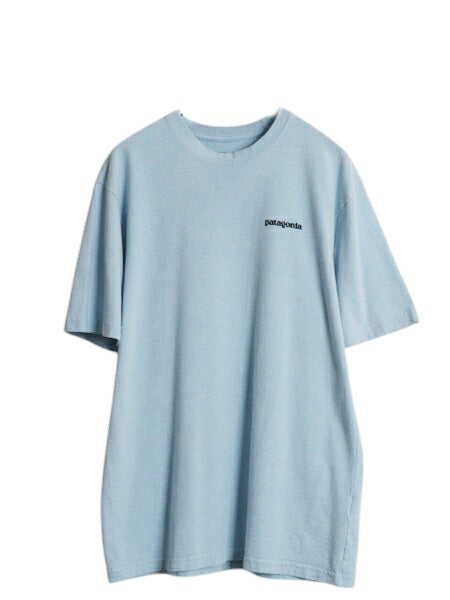 パタゴニア 両面 プリント 半袖 Tシャツ メンズ S / 19年製 アウトドア P6 バックプリント ボックスロゴ クルーネック カットソー シンプル