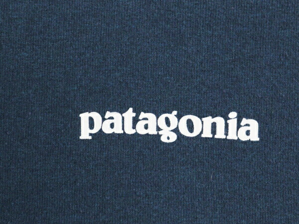 パタゴニア 両面 プリント 半袖 Tシャツ メンズ M / アウトドア P6 バックプリント ボックスロゴ クルーネック カットソー ブルー ネイビー