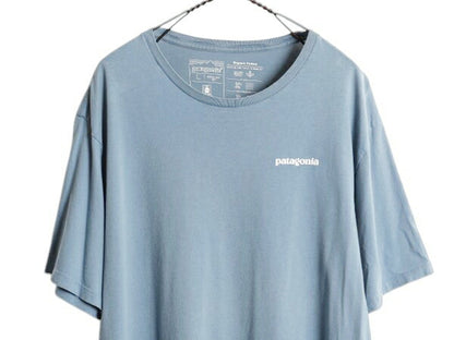 パタゴニア 両面 プリント 半袖 Tシャツ メンズ L / 20年製 アウトドア P6 バックプリント ボックスロゴ クルーネック カットソー シンプル