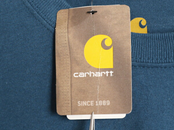 デッドストック カーハート ポケット付き 半袖 Tシャツ メンズ XL / 新品 ワンポイント ヘビーウェイト ポケT ルーズフィット 大きいサイズ