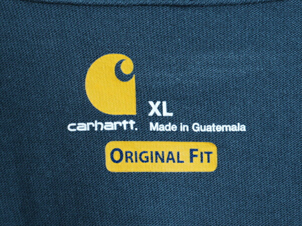 デッドストック カーハート ポケット付き 半袖 Tシャツ メンズ XL / 新品 ワンポイント ヘビーウェイト ポケT ルーズフィット 大きいサイズ