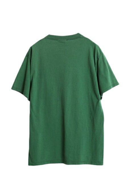 90s USA製 ディスカス ポケット付き 無地 半袖 Tシャツ メンズ L / オールド クルーネック ヘビーウェイト コットン ポケT ワンポイント 緑
