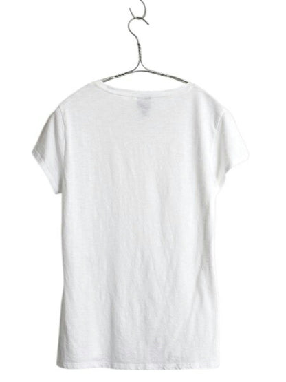 パタゴニア ポケット付き 無地 半袖 Tシャツ レディース S アウトドア ポケT カットソー アンダーシャツ 薄手 シンプル ブランク ホワイト