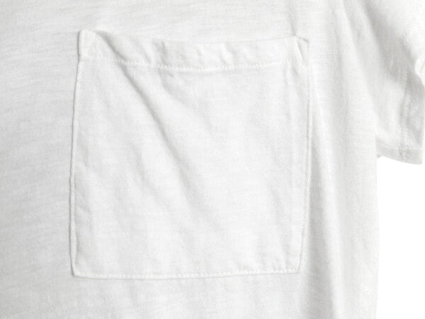 パタゴニア ポケット付き 無地 半袖 Tシャツ レディース S アウトドア ポケT カットソー アンダーシャツ 薄手 シンプル ブランク ホワイト
