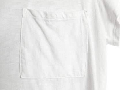 パタゴニア ポケット付き 無地 半袖 Tシャツ レディース S アウトドア ポケT カットソー アンダーシャツ 薄手 シンプル ブランク ホワイト