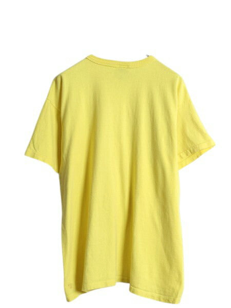 80s USA製 チャンピオン 半袖 Tシャツ メンズ XL 小さめ L 程/ ヴィンテージ 100% コットン ヘビーウェイト ワンポイント スクリプト ロゴ
