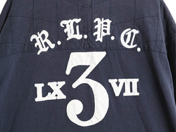 90s ポロ ラルフローレン 長袖 ラガーシャツ メンズ XXL オールド ラグビー 長袖シャツ ポロシャツ 袖 ボーダー 大きいサイズ ナンバリング