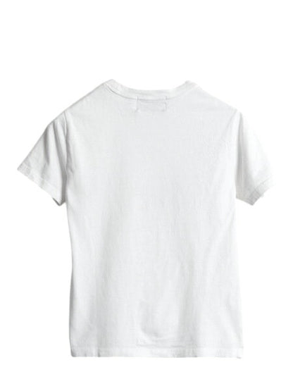 ポロベア 復刻 ポロカントリー ラルフローレン プリント 半袖 Tシャツ キッズ S ヴィンテージ キャラクター カットソー トップス ホワイト