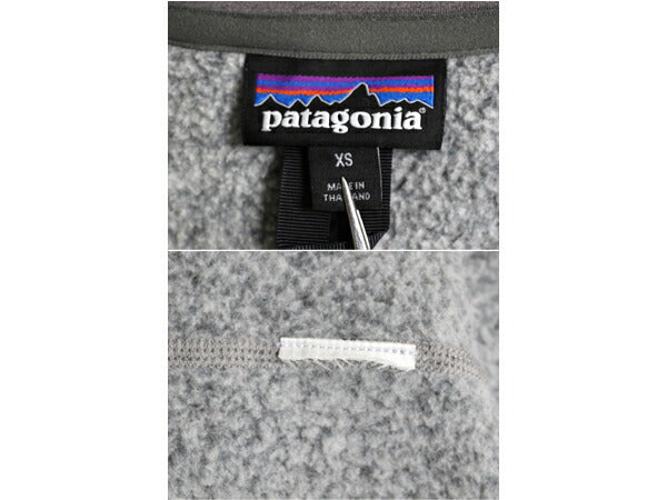 パタゴニア ベターセーター ハーフジップ メンズ XS Patagonia アウトドア フリース ジャケット プルオーバー ブルゾン ハイネック グレー