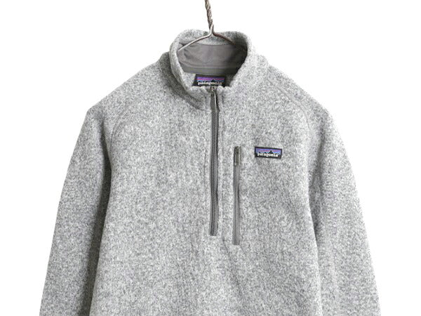 パタゴニア ベターセーター ハーフジップ メンズ XS Patagonia アウトドア フリース ジャケット プルオーバー ブルゾン ハイネック グレー