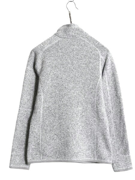 17年製 パタゴニア ベターセーター ジャケット レディース S / Patagonia アウトドア フリース フルジップ ブルゾン ニット ハイネック 灰