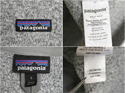 17年製 パタゴニア ベターセーター ジャケット レディース S / Patagonia アウトドア フリース フルジップ ブルゾン ニット ハイネック 灰