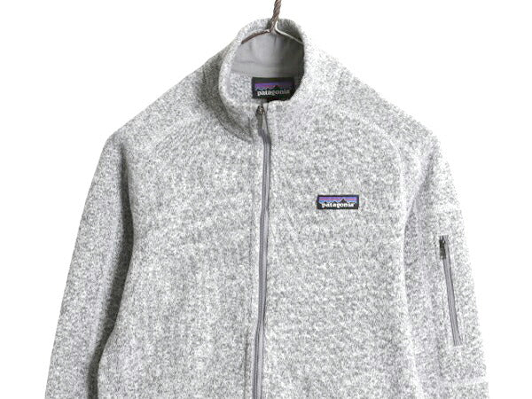 17年製 パタゴニア ベターセーター ジャケット レディース S / Patagonia アウトドア フリース フルジップ ブルゾン ニット ハイネック 灰