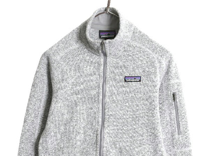 17年製 パタゴニア ベターセーター ジャケット レディース S / Patagonia アウトドア フリース フルジップ ブルゾン ニット ハイネック 灰