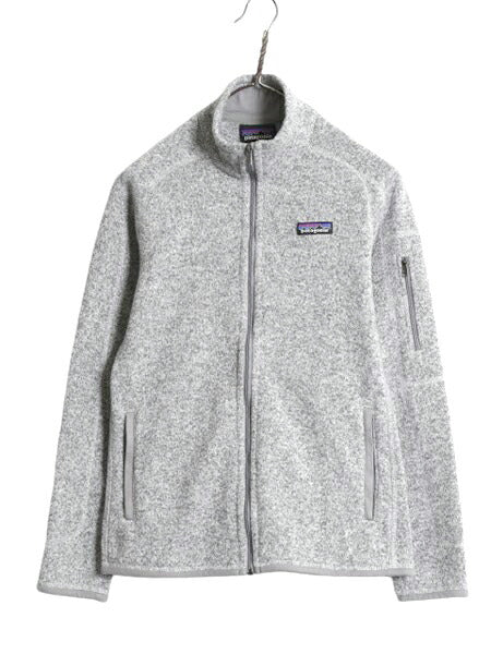 17年製 パタゴニア ベターセーター ジャケット レディース S / Patagonia アウトドア フリース フルジップ ブルゾン ニット ハイネック 灰