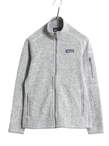 17年製 パタゴニア ベターセーター ジャケット レディース S / Patagonia アウトドア フリース フルジップ ブルゾン ニット ハイネック 灰