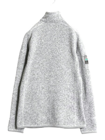 18年製 パタゴニア ベターセーター ジャケット レディース L / Patagonia アウトドア フリース フルジップ ブルゾン ニット ハイネック 灰
