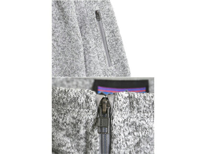 18年製 パタゴニア ベターセーター ジャケット レディース L / Patagonia アウトドア フリース フルジップ ブルゾン ニット ハイネック 灰