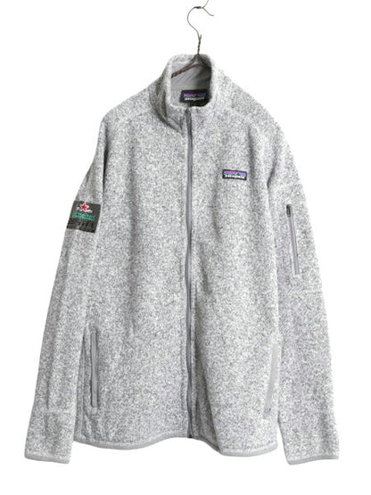 18年製 パタゴニア ベターセーター ジャケット レディース L / Patagonia アウトドア フリース フルジップ ブルゾン ニット ハイネック 灰