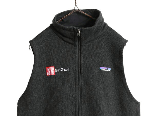 17年製 パタゴニア ベターセーター ベスト レディース L / 古着 Patagonia フリース セーター 重ね着 フルジップ アウトドア ハイネック 黒