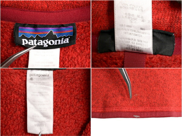 13年製 パタゴニア ベターセーター ハーフジップ レディース S 古着 Patagonia アウトドア フリース ジャケット プルオーバー ブルゾン 赤