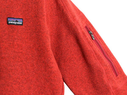 13年製 パタゴニア ベターセーター ハーフジップ レディース S 古着 Patagonia アウトドア フリース ジャケット プルオーバー ブルゾン 赤