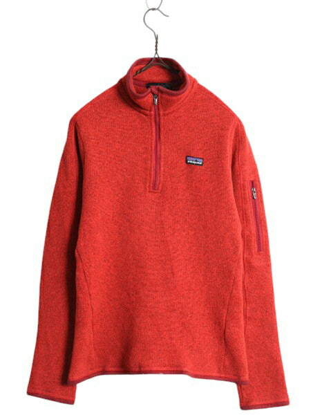 13年製 パタゴニア ベターセーター ハーフジップ レディース S 古着 Patagonia アウトドア フリース ジャケット プルオーバー ブルゾン 赤
