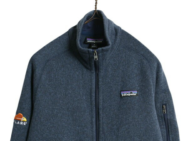 18年製 パタゴニア ベターセーター ジャケット レディース S / Patagonia アウトドア フリース フルジップ ブルゾン ニット ハイネック 紺