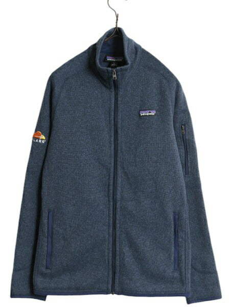 18年製 パタゴニア ベターセーター ジャケット レディース S / Patagonia アウトドア フリース フルジップ ブルゾン ニット ハイネック 紺