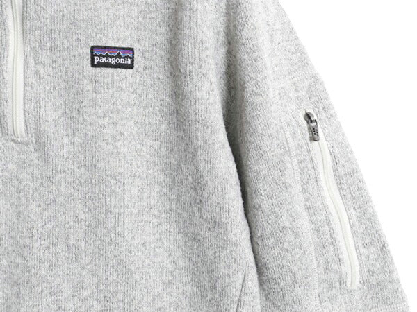 10年製 パタゴニア ベターセーター ハーフジップ レディース M 古着 Patagonia アウトドア フリース ジャケット プルオーバー ブルゾン 灰
