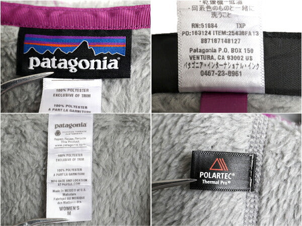 13年製 パタゴニア リツール スナップT フーディ ジャケット レディース M 古着 Patagonia フリース ジャンパー フード アウトドア グレー