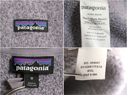18年製 パタゴニア ベターセーター ハーフジップ レディース M / 古着 Patagonia アウトドア フリース ジャケット プルオーバー ジャンパー