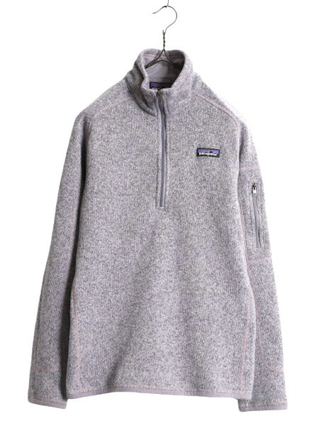 18年製 パタゴニア ベターセーター ハーフジップ レディース M / 古着 Patagonia アウトドア フリース ジャケット プルオーバー ジャンパー