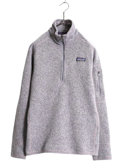 18年製 パタゴニア ベターセーター ハーフジップ レディース M / 古着 Patagonia アウトドア フリース ジャケット プルオーバー ジャンパー