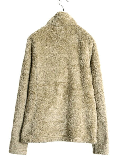 18年製 パタゴニア ロスガトス ハーフジップ レディース S 古着 Patagonia アウトドア 毛長 パイル ボア フリース ジャケット プルオーバー