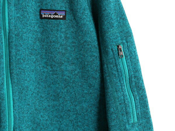 17年製 パタゴニア ベターセーター ジャケット レディース M 古着 Patagonia アウトドア フリース フルジップ ブルゾン ニット ハイネック