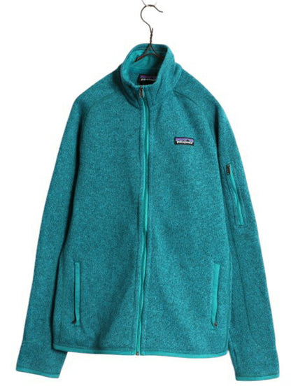 17年製 パタゴニア ベターセーター ジャケット レディース M 古着 Patagonia アウトドア フリース フルジップ ブルゾン ニット ハイネック