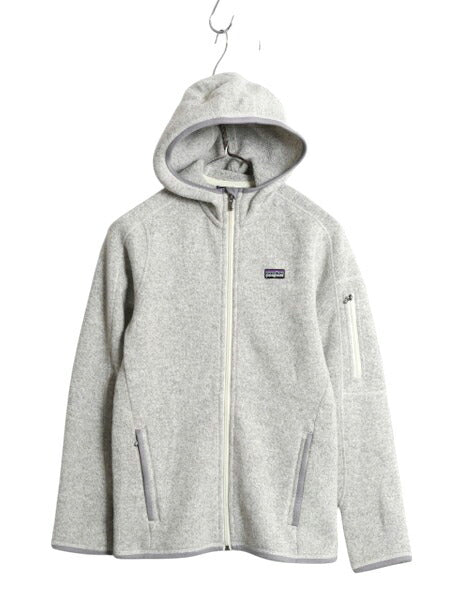 10年製 パタゴニア ベターセーター フーディ レディース XS / Patagonia フリース ジャケット フルジップ パーカー ブルゾン ハイネック 杢