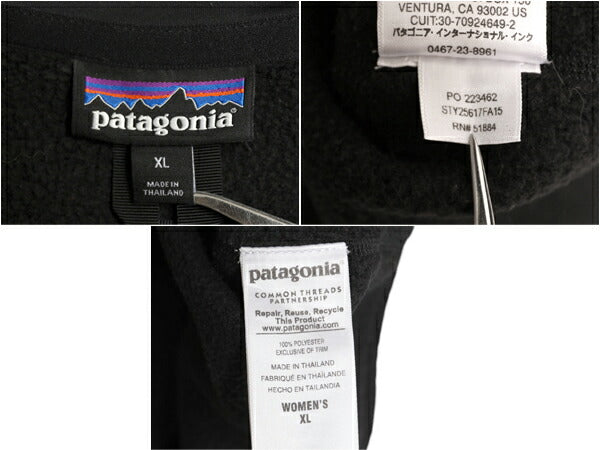 15年製 パタゴニア ベターセーター ハーフジップ レディース XL / Patagonia アウトドア フリース ジャケット プルオーバー ジャンパー 黒