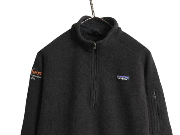 15年製 パタゴニア ベターセーター ハーフジップ レディース XL / Patagonia アウトドア フリース ジャケット プルオーバー ジャンパー 黒