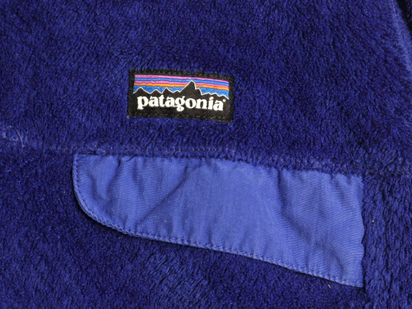パタゴニア リツール スナップT プルオーバー ジャケット レディース S / 古着 Patagonia フリース アウトドア ブルゾン ハイネック ブルー