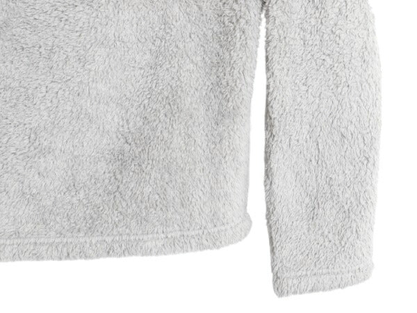 19年製 パタゴニア ロスガトス ハーフジップ レディース L / Patagonia アウトドア フリース プルオーバー ジャケット 毛長 パイル ボア 灰
