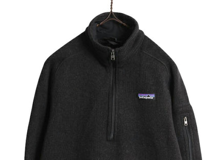 17年製 パタゴニア ベターセーター ハーフジップ レディース M / Patagonia アウトドア フリース ジャケット プルオーバー ジャンパー 黒