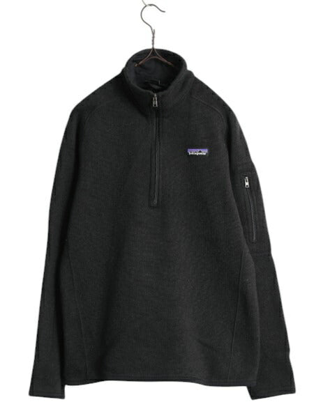 17年製 パタゴニア ベターセーター ハーフジップ レディース M / Patagonia アウトドア フリース ジャケット プルオーバー ジャンパー 黒