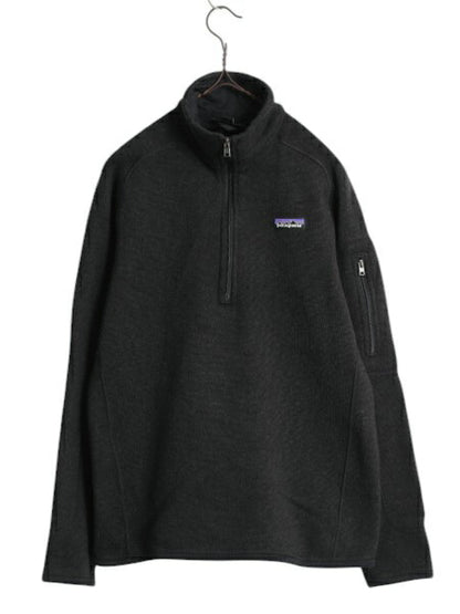 17年製 パタゴニア ベターセーター ハーフジップ レディース M / Patagonia アウトドア フリース ジャケット プルオーバー ジャンパー 黒