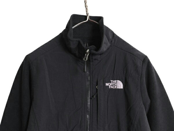 ノースフェイス デナリ ジャケット レディース S / The North Face DENALI アウトドア ブラック フリース ナイロン フルジップ ブルゾン 黒