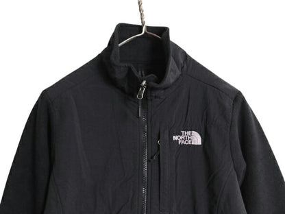 ノースフェイス デナリ ジャケット レディース S / The North Face DENALI アウトドア ブラック フリース ナイロン フルジップ ブルゾン 黒