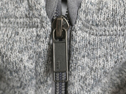 18年製 パタゴニア ベターセーター ベスト メンズ M 古着 Patagonia フリース セーター 前開き フルジップ 企業物 アウトドア 重ね着 杢 灰